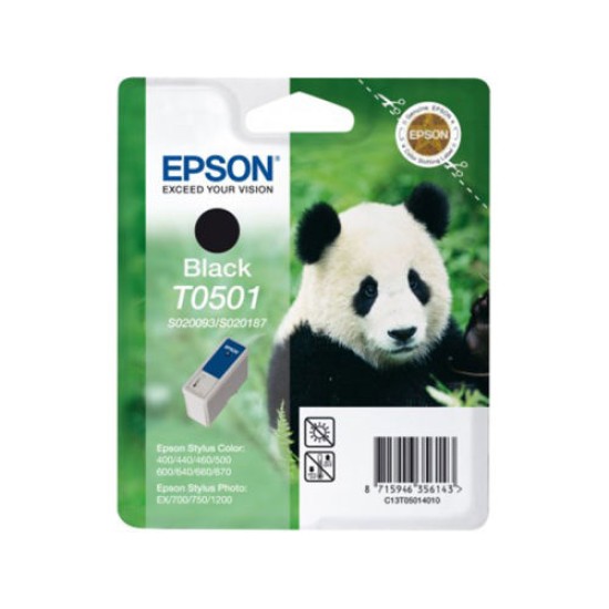 Epson C13S020093 T0501 Siyah Orjinal Kartuş - Stylus 400 T7762 Epson C13S020093 T0501 Siyah Orjinal Kartuş - Stylus 400 T7762