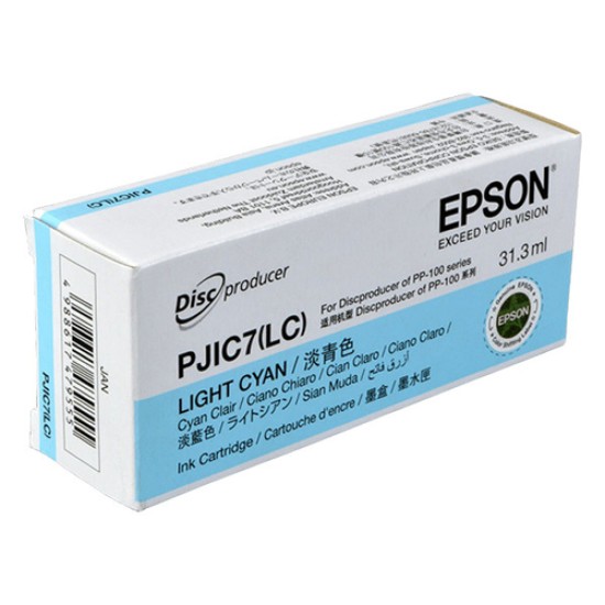 Epson C13S020689 PJIC7LC Açık Mavi Orjinal Kartuş - Discproducer PP-100 Epson C13S020689 PJIC7LC Açık Mavi Orjinal Kartuş - Discproducer PP-100