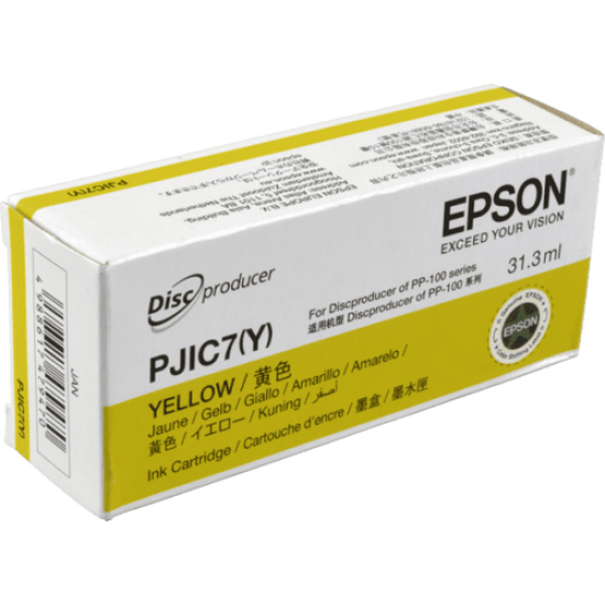 Epson C13S020692 PJIC7Y Sarı Orjinal Kartuş - Discproducer PP-100 Epson C13S020692 PJIC7Y Sarı Orjinal Kartuş - Discproducer PP-100