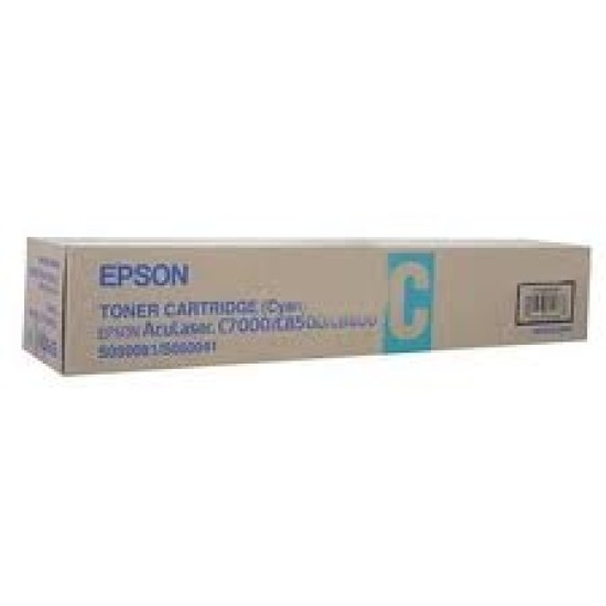 Epson C13S050041 Mavi Orjinal Toner - C8500 / C8600 T4801 Epson C13S050041 Mavi Orjinal Toner - C8500 / C8600 T4801