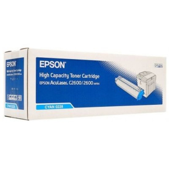 Epson C13S050228 Mavi Orjinal Toner Yüksek Kapasite - 2600 / C2600N T4165 Epson C13S050228 Mavi Orjinal Toner Yüksek Kapasite - 2600 / C2600N T4165
