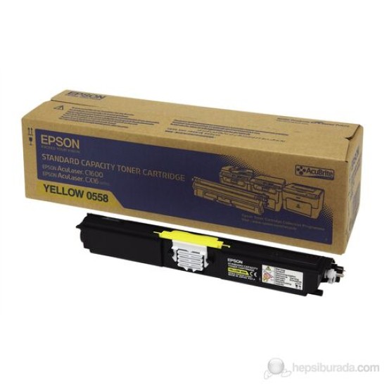 Epson C13S050558 Sarı Orjinal Toner Standart Kapasite - CX16 / C1600 T4548