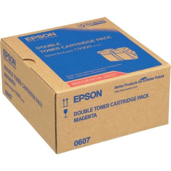 Epson C13S050607 Kırmızı Orjinal Toner İkili Paket - C9300 T9819 Epson C13S050607 Kırmızı Orjinal Toner İkili Paket - C9300 T9819