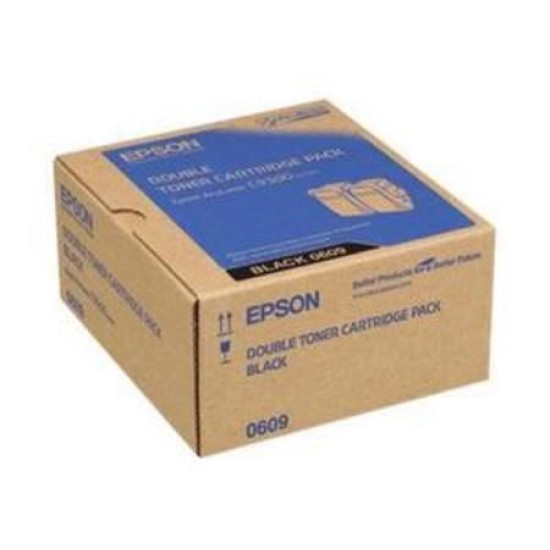 Epson C13S050609 Siyah Orjinal Toner İkili Paket - C9300 T9821 Epson C13S050609 Siyah Orjinal Toner İkili Paket - C9300 T9821