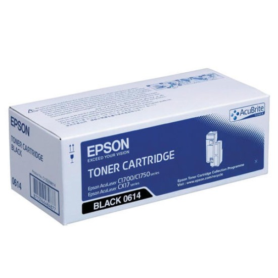 Epson C13S050614 Siyah Orjinal Toner - CX17 / C1700 T7643 Epson C13S050614 Siyah Orjinal Toner - CX17 / C1700 T7643