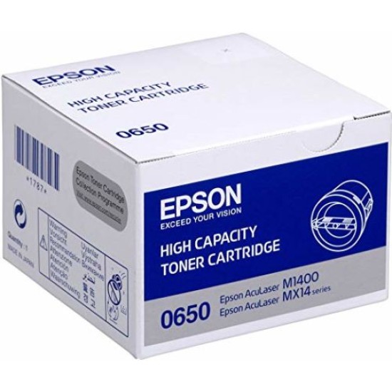 Epson C13S050650 Orjinal Toner Yüksek Kapasite - MX14 / M1400 T10923 Epson C13S050650 Orjinal Toner Yüksek Kapasite - MX14 / M1400 T10923