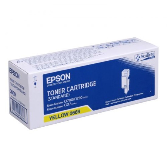 Epson C13S050669 Sarı Orjinal Toner Standart Kapasite - CX17 / C1700 T6623 Epson C13S050669 Sarı Orjinal Toner Standart Kapasite - CX17 / C1700 T6623