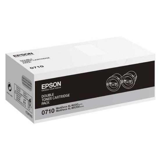 Epson C13S050710 2li Paket Orjinal Toner - AL-M200 / AL-MX200 T7255 Epson C13S050710 2li Paket Orjinal Toner - AL-M200 / AL-MX200 T7255