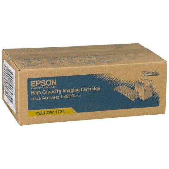 Epson C13S051124 Sarı Orjinal Toner Yüksek Kapasite - C3800 T6548 Epson C13S051124 Sarı Orjinal Toner Yüksek Kapasite - C3800 T6548