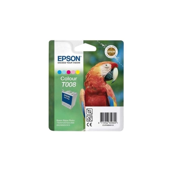 Epson C13T00840120 T008 Renkli Orjinal Kartuş - Photo 915 T2226 Epson C13T00840120 T008 Renkli Orjinal Kartuş - Photo 915 T2226