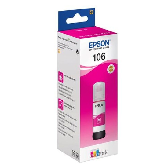 Epson C13T00R340 106 Kırmızı Orjinal Mürekkep Kartuş - ET-7700 T12699 Epson C13T00R340 106 Kırmızı Orjinal Mürekkep Kartuş - ET-7700 T12699