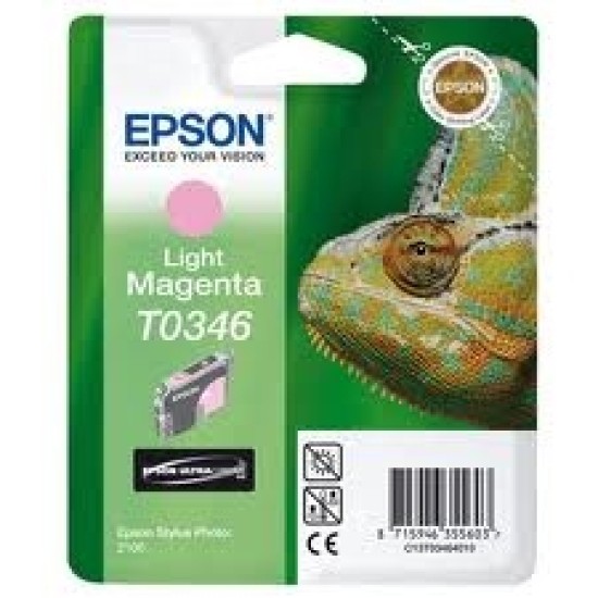 Epson C13T034640 T0346 Açık Kırmızı Orjinal Kartuş - Stylus Photo 2100 T2958 Epson C13T034640 T0346 Açık Kırmızı Orjinal Kartuş - Stylus Photo 2100 T2958
