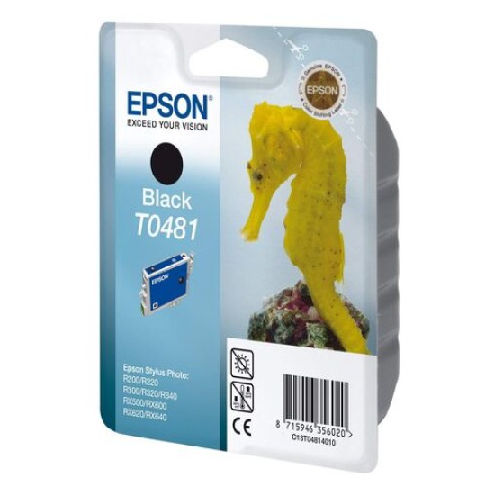 Epson C13T04814020 T0481 Siyah Orjinal Kartuş T2955 Epson C13T04814020 T0481 Siyah Orjinal Kartuş T2955