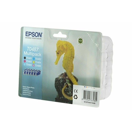 Epson C13T04874020 T0487 Orjinal Set Kartuş - Stylus Photo R200 T2302 Epson C13T04874020 T0487 Orjinal Set Kartuş - Stylus Photo R200 T2302