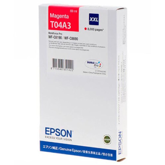 Epson C13T04A340 Kırmızı Orjinal Kartuş - WF-C8190DW / C8190DTWC / C8190DTW T16656 Epson C13T04A340 Kırmızı Orjinal Kartuş - WF-C8190DW / C8190DTWC / C8190DTW T16656