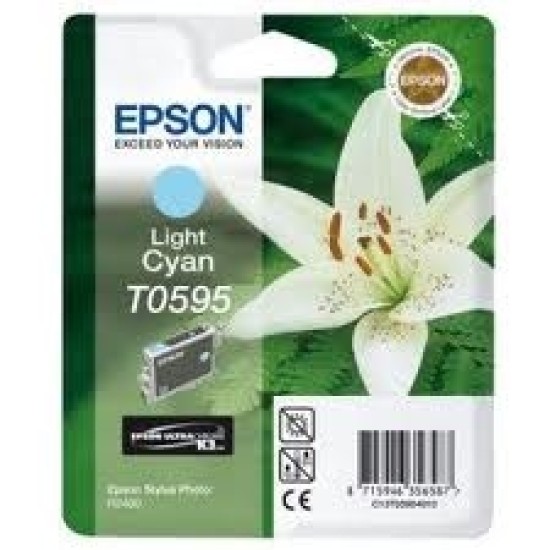Epson C13T05954020 T0595 Açık Mavi Orjinal Kartuş - Stylus Photo R2400 T2993 Epson C13T05954020 T0595 Açık Mavi Orjinal Kartuş - Stylus Photo R2400 T2993