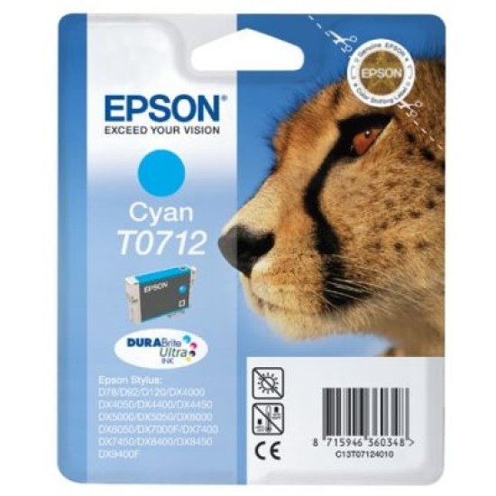 Epson C13T07124020 T0712 Mavi Orjinal Kartuş - Stylus SX215 T2915 Epson C13T07124020 T0712 Mavi Orjinal Kartuş - Stylus SX215 T2915
