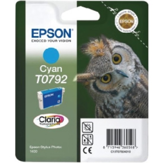 Epson C13T07924020 T0792 Mavi Orjinal Kartuş - Stylus Photo 1400 T2060 Epson C13T07924020 T0792 Mavi Orjinal Kartuş - Stylus Photo 1400 T2060