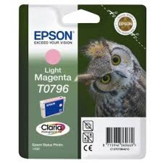 Epson C13T07964020 T0796 Açık Kırmızı Orjinal Kartuş - Stylus Photo 1400 T2055 Epson C13T07964020 T0796 Açık Kırmızı Orjinal Kartuş - Stylus Photo 1400 T2055