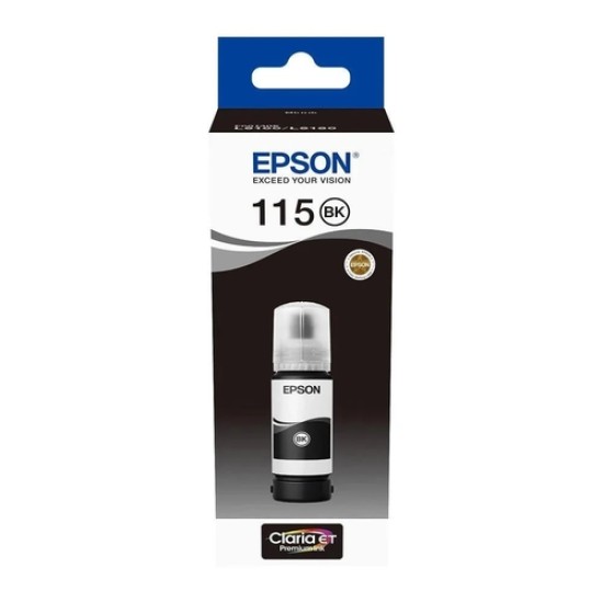 Epson C13T07C14A 115 Siyah Orjinal Mürekkep Kartuşu - L8160 Epson C13T07C14A 115 Siyah Orjinal Mürekkep Kartuşu - L8160