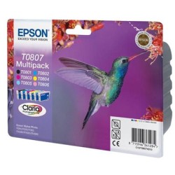 Epson C13T08074020 T0807 6'lı Orjinal Set Kartuş - Stylus Photo PX650 T2297 Epson C13T08074020 T0807 6'lı Orjinal Set Kartuş - Stylus Photo PX650 T2297