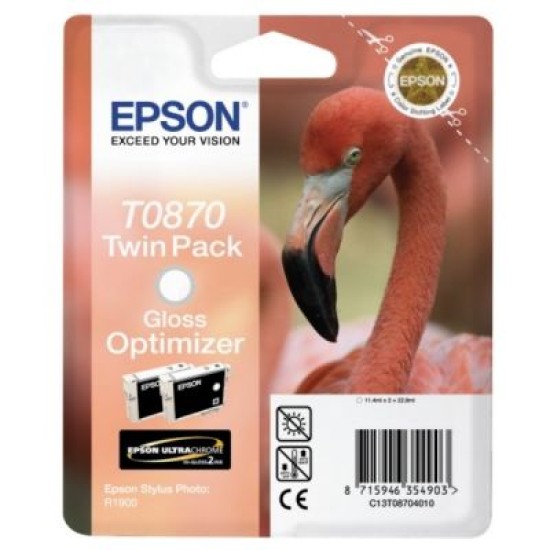 Epson C13T08704020 T0870 2Lİ Paket Orjinal Parlaklık Arttırıcı - Photo R1900 T2895 Epson C13T08704020 T0870 2Lİ Paket Orjinal Parlaklık Arttırıcı - Photo R1900 T2895