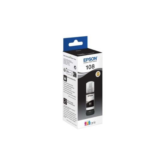 Epson C13T09C14A 108 Siyah Orjinal Mürekkep Kartuş - L8050 / L18050 Epson C13T09C14A 108 Siyah Orjinal Mürekkep Kartuş - L8050 / L18050