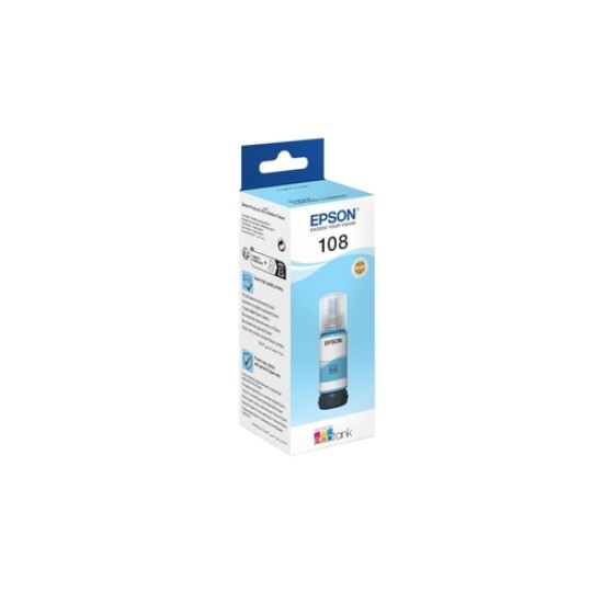 Epson C13T09C54A 108 Açık Mavi Orjinal Mürekkep Kartuş - L8050 / L18050 Epson C13T09C54A 108 Açık Mavi Orjinal Mürekkep Kartuş - L8050 / L18050