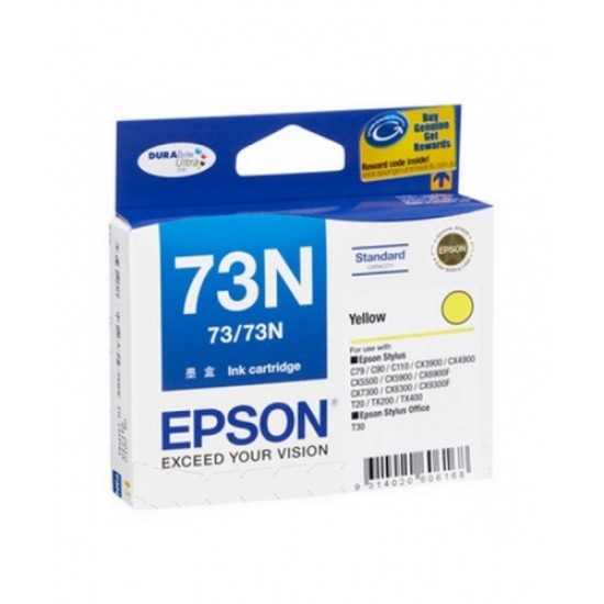 Epson C13T105490 73N Sarı Orjinal Mürekkep Kartuş - Stylus C110 T16956 Epson C13T105490 73N Sarı Orjinal Mürekkep Kartuş - Stylus C110 T16956