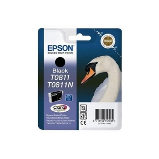 Epson C13T11114A10 T0811 Siyah Orjinal Kartuş - Stylus Photo R260 T2908 Epson C13T11114A10 T0811 Siyah Orjinal Kartuş - Stylus Photo R260 T2908