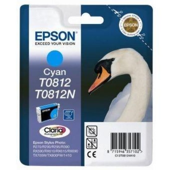 Epson C13T11124A10 T0812 Mavi Orjinal Kartuş - Stylus Photo R260 T1444 Epson C13T11124A10 T0812 Mavi Orjinal Kartuş - Stylus Photo R260 T1444