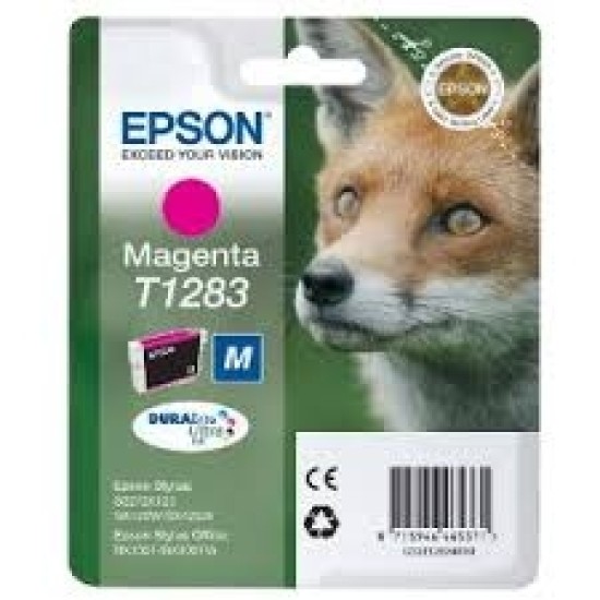 Epson C13T12834021 T1283 Kırmızı Orjinal Kartuş - Stylus SX125 T2063 Epson C13T12834021 T1283 Kırmızı Orjinal Kartuş - Stylus SX125 T2063