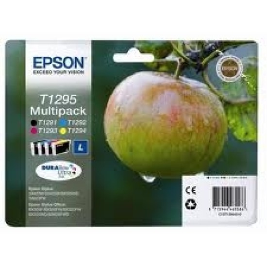 Epson C13T12954020 T1295 4lü Orjinal Set Kartuş - Stylus SX425 T2430 Epson C13T12954020 T1295 4lü Orjinal Set Kartuş - Stylus SX425 T2430