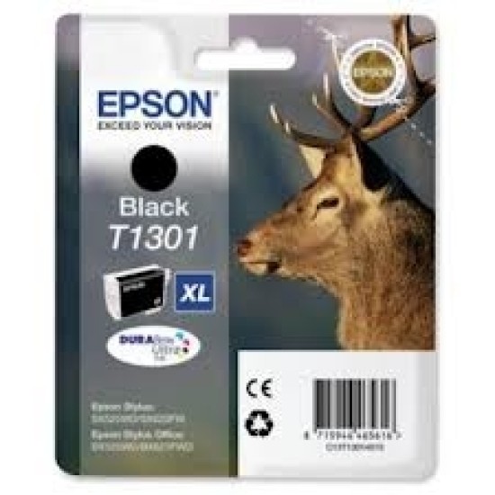 Epson C13T13014020 T1301 Siyah Orjinal Kartuş Yüksek Kapasite T2259 Epson C13T13014020 T1301 Siyah Orjinal Kartuş Yüksek Kapasite T2259