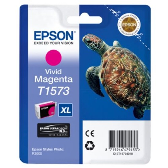 Epson C13T15734010 T1573 Kırmızı Orjinal Kartuş - Stylus Photo R3000 T12604