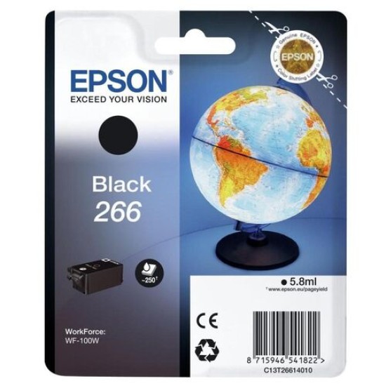 Epson C13T26614010 266 Siyah Orjinal Kartuş - WF-100 T16065 Epson C13T26614010 266 Siyah Orjinal Kartuş - WF-100 T16065