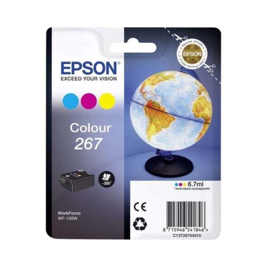 Epson C13T26704010 267 Renkli Orjinal Kartuş - WF-100 T16066 Epson C13T26704010 267 Renkli Orjinal Kartuş - WF-100 T16066