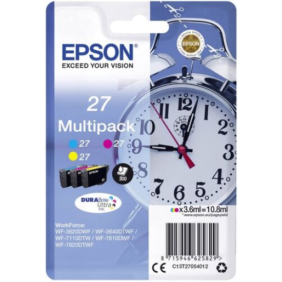 Epson C13T27054020 27 Multipack Orjinal Kartuş - WF-3620  T15006