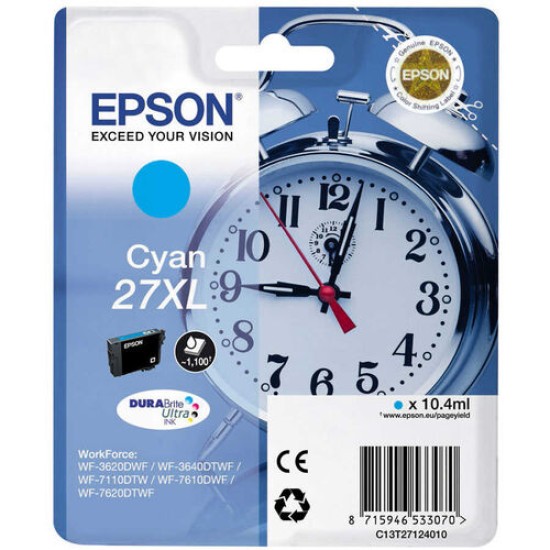 Epson C13T27124020 27XL Mavi Orjinal Kartuş - WF-3620 T15474 Epson C13T27124020 27XL Mavi Orjinal Kartuş - WF-3620 T15474