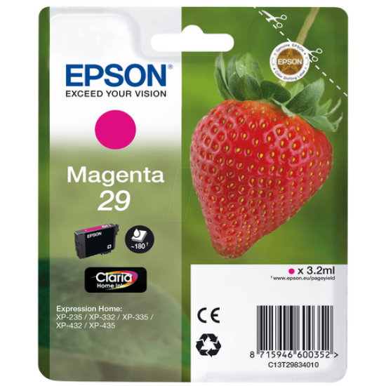 Epson C13T29834022 T2983 Kırmızı Orjinal Kartuş - XP-235 / XP-435 T14923 Epson C13T29834022 T2983 Kırmızı Orjinal Kartuş - XP-235 / XP-435 T14923