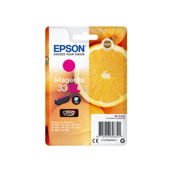 Epson C13T33634012 33XL Kırmızı Orjinal Kartuş - XP-530 Epson C13T33634012 33XL Kırmızı Orjinal Kartuş - XP-530