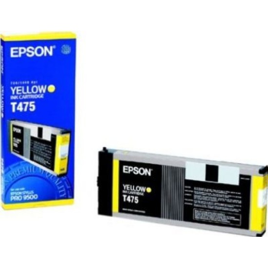 Epson C13T475011 T475 Sarı Orjinal Kartuş - Stylus Pro 9500 T2009 Epson C13T475011 T475 Sarı Orjinal Kartuş - Stylus Pro 9500 T2009