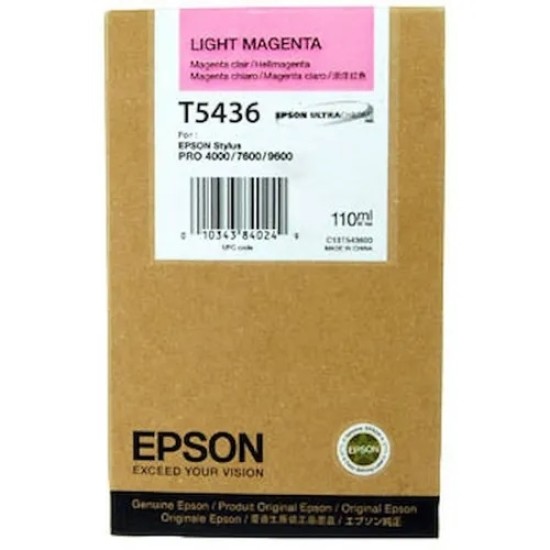 Epson C13T543600 T5436 Açık Kırmızı Orjinal Kartuş - Stylus Pro 4000 Epson C13T543600 T5436 Açık Kırmızı Orjinal Kartuş - Stylus Pro 4000