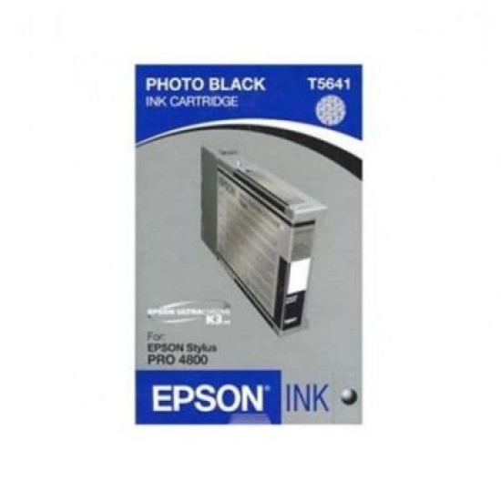 Epson C13T564100 T5641 Foto Siyah Orjinal Kartuş - Stylus Pro 4800 T2447 Epson C13T564100 T5641 Foto Siyah Orjinal Kartuş - Stylus Pro 4800 T2447