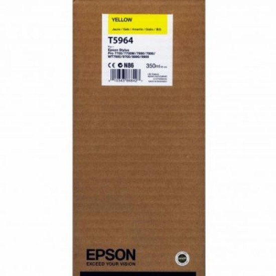 Epson C13T596400 T5964 Sarı Orjinal Kartuş - Stylus Pro 7700 T1503 Epson C13T596400 T5964 Sarı Orjinal Kartuş - Stylus Pro 7700 T1503