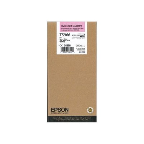 Epson C13T596600 T5966 Açık Kırmızı Orjinal Kartuş - Stylus Pro 7700 T1618 Epson C13T596600 T5966 Açık Kırmızı Orjinal Kartuş - Stylus Pro 7700 T1618