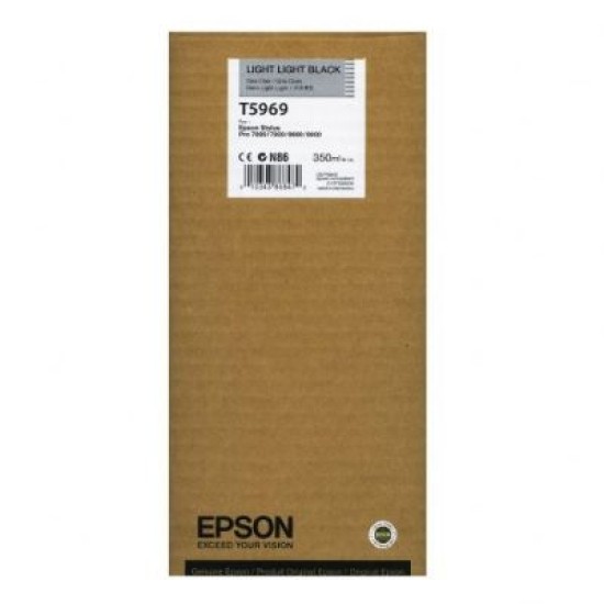 Epson C13T596900 T5969 Duble Açık Siyah Orjinal Kartuş - Stylus Pro 7700 T1619 Epson C13T596900 T5969 Duble Açık Siyah Orjinal Kartuş - Stylus Pro 7700 T1619