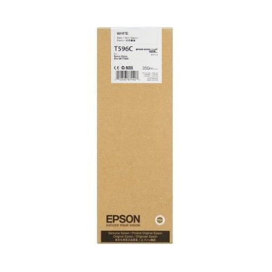Epson C13T596C00 T596C Beyaz Orjinal Kartuş - Stylus Pro 7700 T1574 Epson C13T596C00 T596C Beyaz Orjinal Kartuş - Stylus Pro 7700 T1574