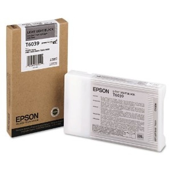 Epson C13T603900 T6039 Açık Siyah Orjinal Kartuş - Stylus Pro 7800 T1615 Epson C13T603900 T6039 Açık Siyah Orjinal Kartuş - Stylus Pro 7800 T1615