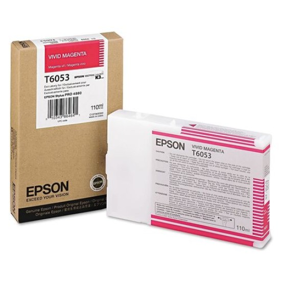 Epson C13T605300 T6053 Kırmızı Orjinal Kartuş - Stylus Pro 4800 T1795 Epson C13T605300 T6053 Kırmızı Orjinal Kartuş - Stylus Pro 4800 T1795